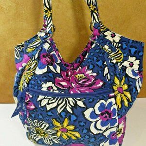 Vera Bradley African Violet Quilted Purse Handbag - image 1